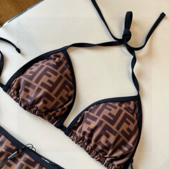 Fendi Monogram Printed Two-Piece Bikini Set - Picture 6 of 8